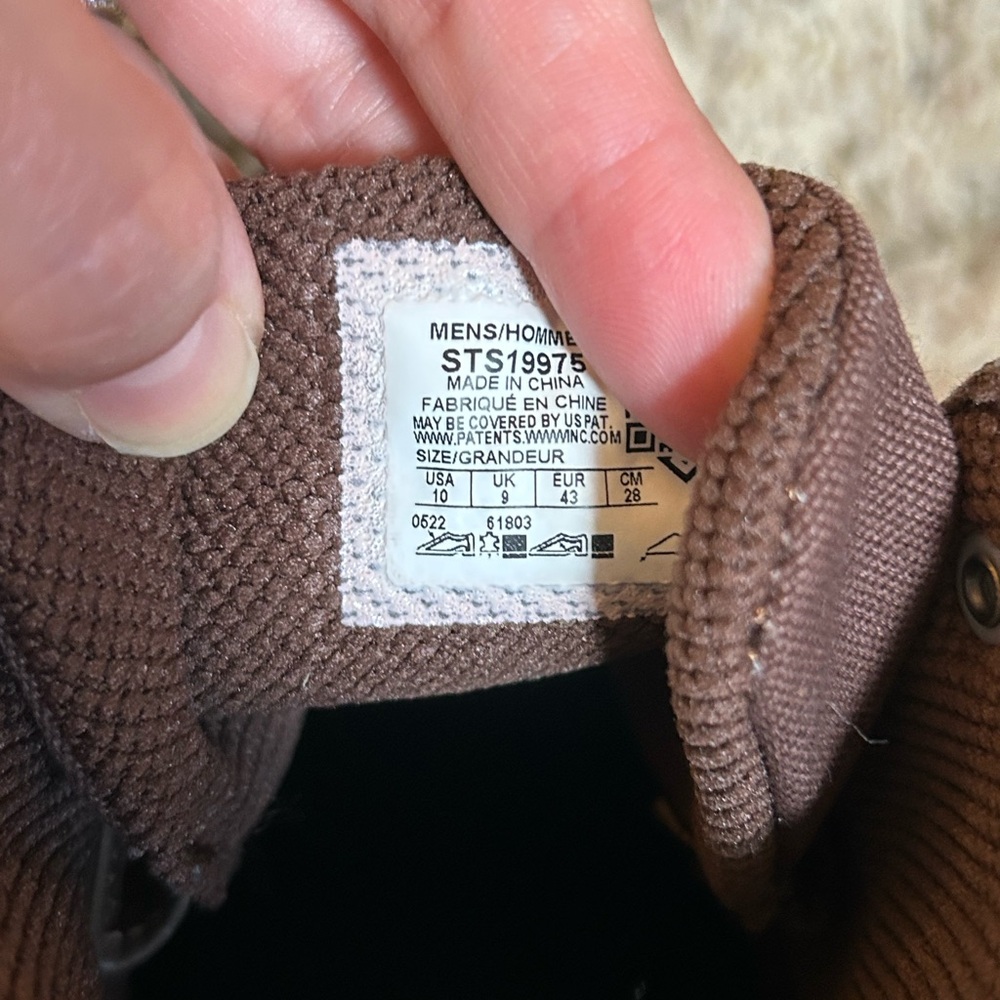 NWOT Men's Sperry, Striper Storm Waterproof Boots. Brown/Tan Size 10. - Picture 6 of 6
